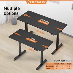 Refurbished IMGadgets Standing Electric Adjustable Desk 47" x 24" - Reebelo Nederland