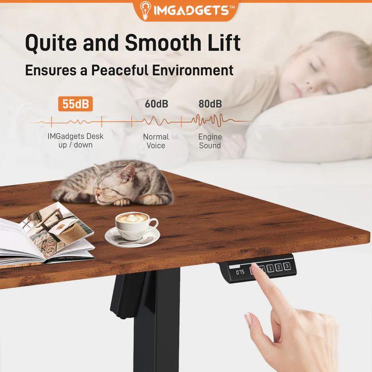 Refurbished IMGadgets Standing Electric Adjustable Desk 47" x 24" - Reebelo Nederland