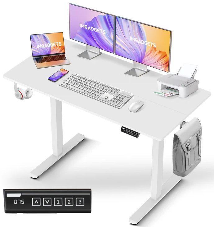 Refurbished IMGadgets Standing Electric Adjustable Desk 47" x 24" - Reebelo Nederland