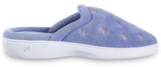 Refurbished Isotoner Bedroom Slip-On with Enhanced Heel Cushion - Reebelo Nederland