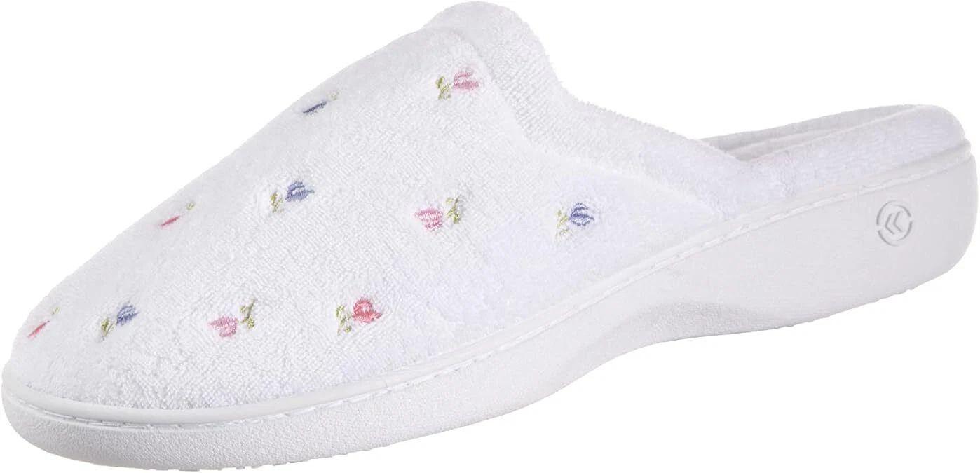 Refurbished Isotoner Bedroom Slip-On with Enhanced Heel Cushion - Reebelo Nederland