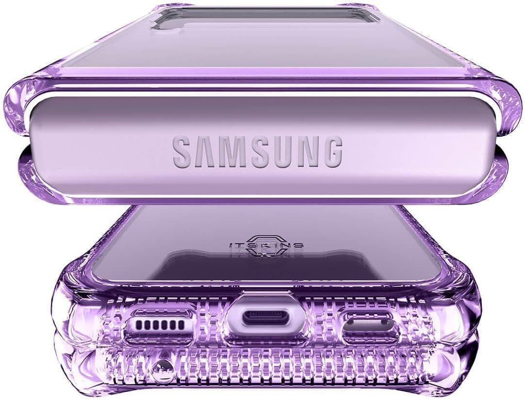 Refurbished Itskins Hybrid Clear Phone Case for Galaxy Z Flip3 5G - Reebelo Nederland