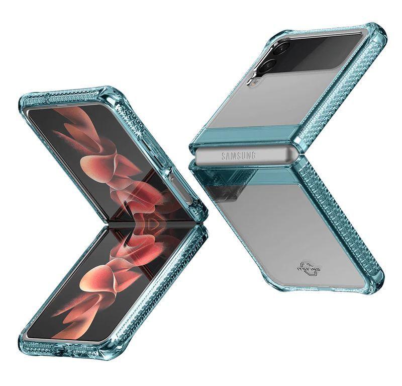 Refurbished Itskins Hybrid Clear Phone Case for Galaxy Z Flip3 5G - Reebelo Nederland