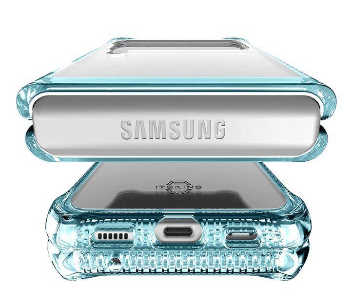 Refurbished Itskins Hybrid Clear Phone Case for Galaxy Z Flip3 5G - Reebelo Nederland