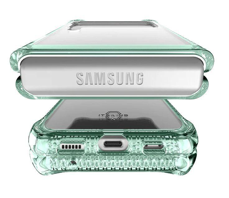 Refurbished Itskins Hybrid Clear Phone Case for Galaxy Z Flip3 5G - Reebelo Nederland