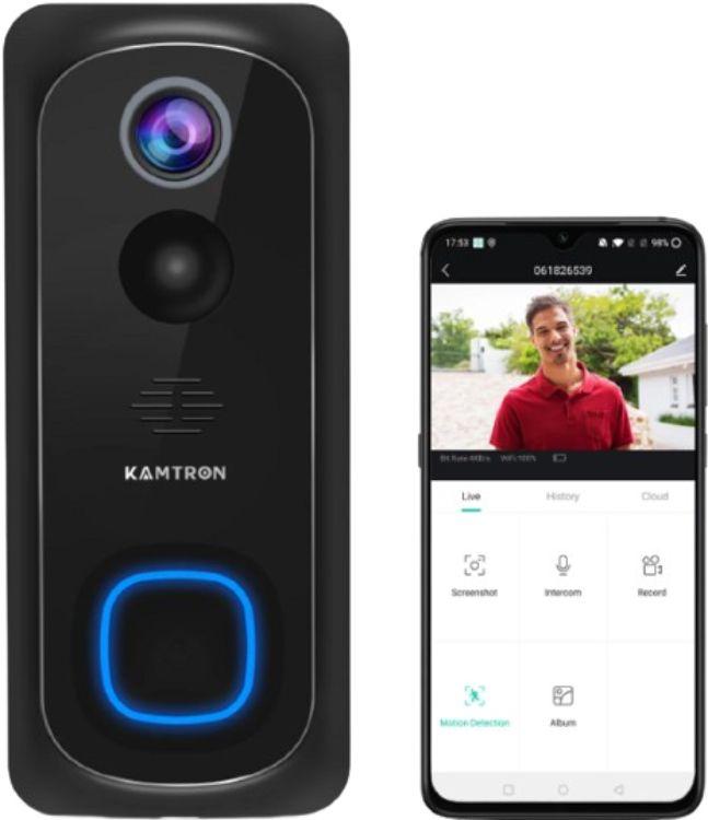 Refurbished Kamtron 32GB Smart Home Video Doorbell  - Reebelo Nederland