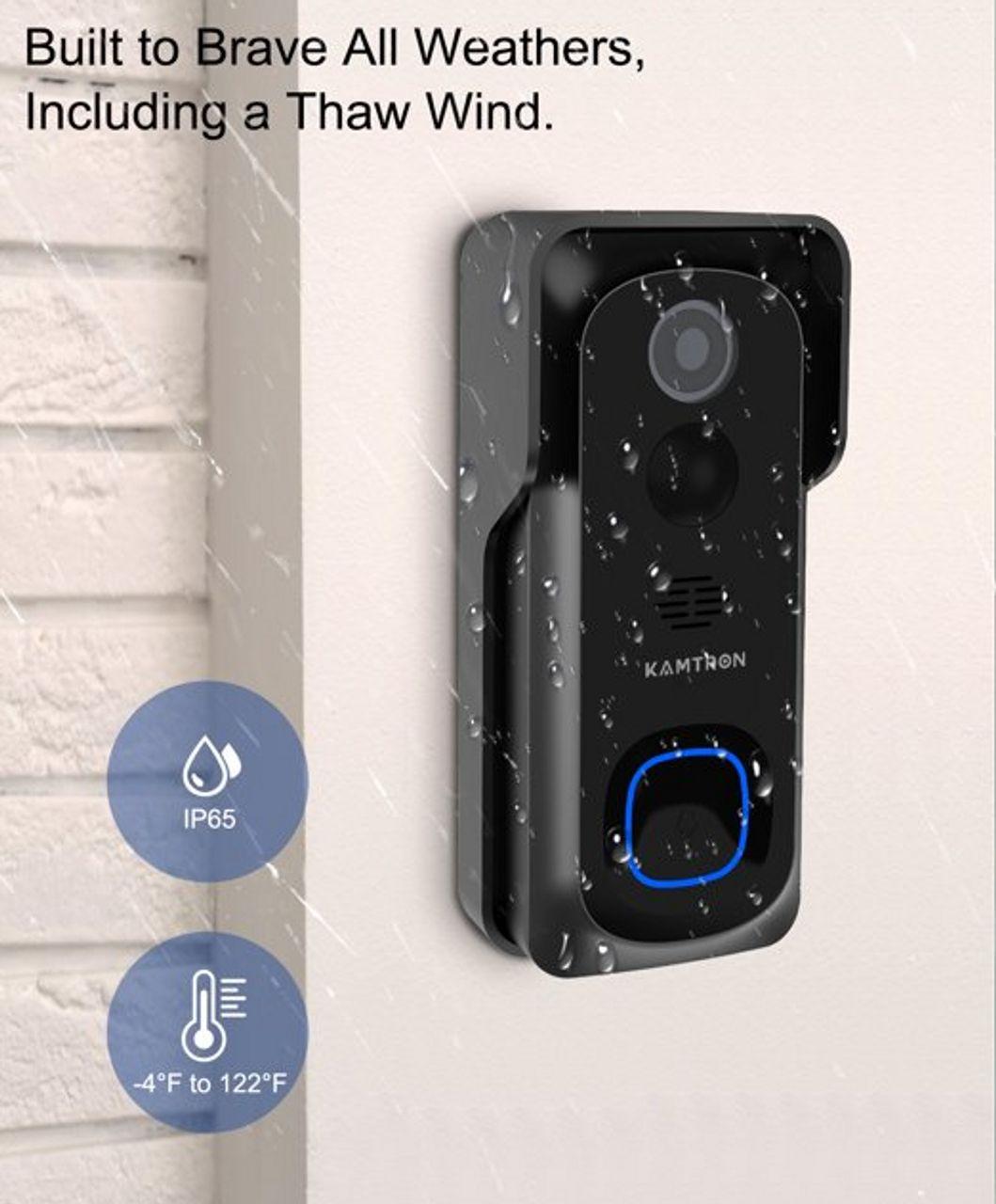 Refurbished Kamtron 32GB Smart Home Video Doorbell  - Reebelo Nederland