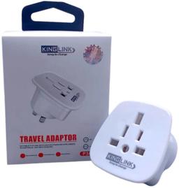Refurbished Kinglink Travel Adapter P302 Wall Plug (US / UK to NZ / AU) - Reebelo Nederland