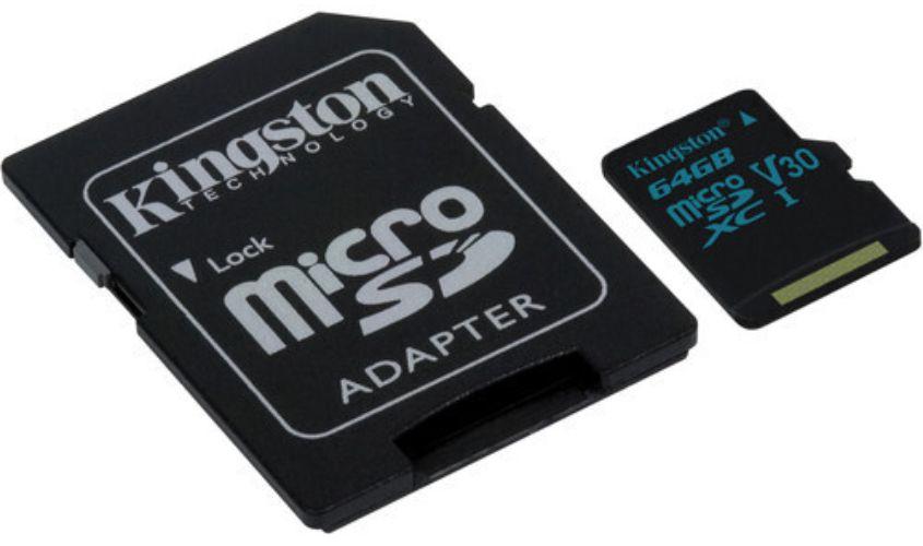 Refurbished Kingston Canvas Go! microSD card with SD Adapter - Reebelo Nederland
