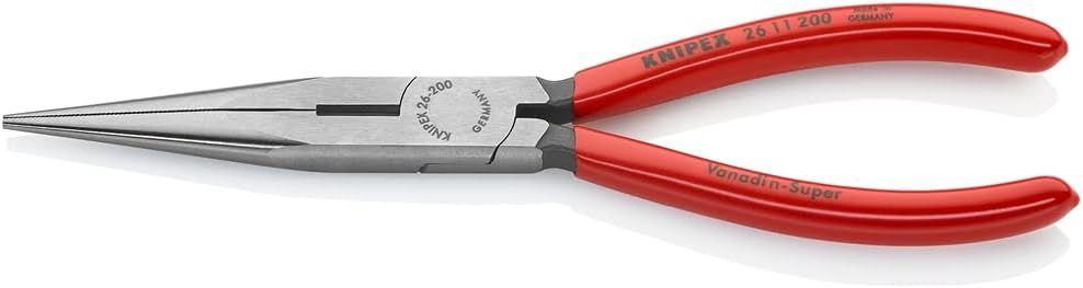 Refurbished Knipex 26 11 200 8" Long Nose Pliers with Cutter - Reebelo Nederland