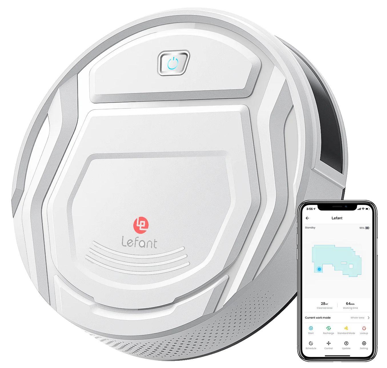 Refurbished Lefant M210 Robot Vacuum Cleaner Slim Self-Charging - Reebelo Nederland