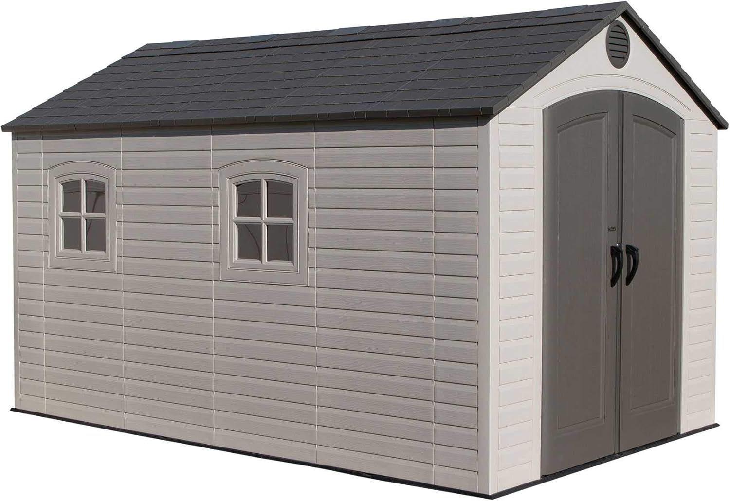 Refurbished Lifetime 6402 8 ft. x 12.5 ft. Resin Outdoor Storage Shed - Reebelo Nederland