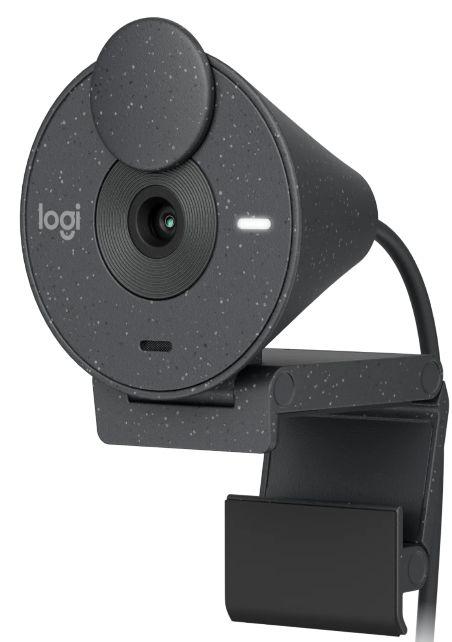 Refurbished Logitech Brio 300 USB-C Webcam with Privacy Shutter - Reebelo Nederland