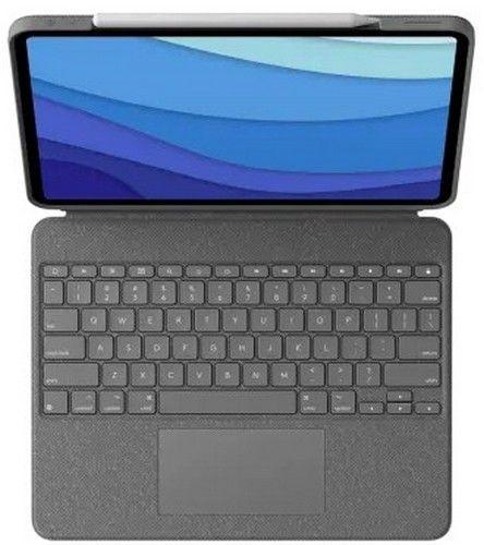 Refurbished Logitech Combo Touch for iPad Pro 12.9-inch (5/6th Gen)  - Reebelo Nederland