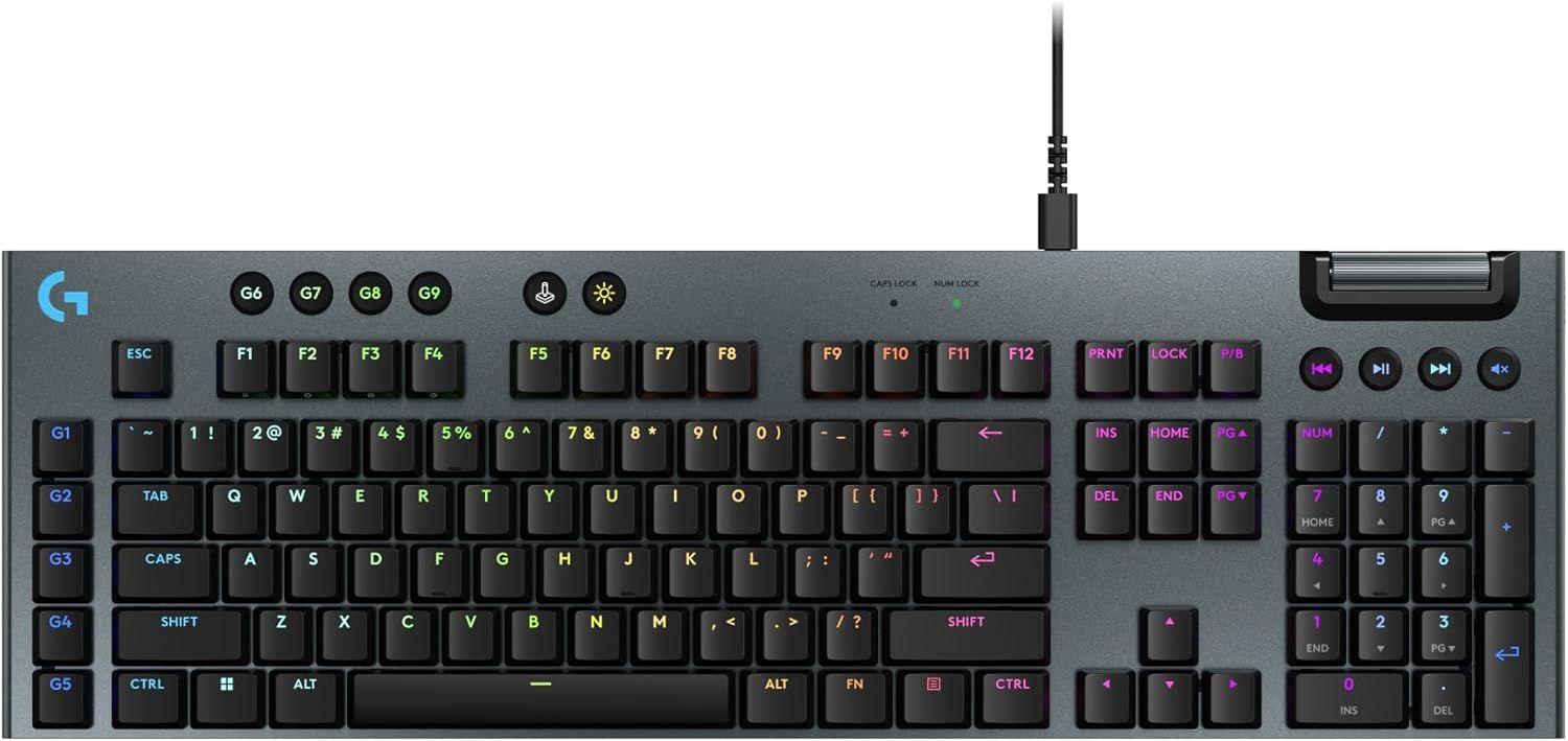Refurbished Logitech G915 X Wired Low Profile Gaming Keyboard - Reebelo Nederland