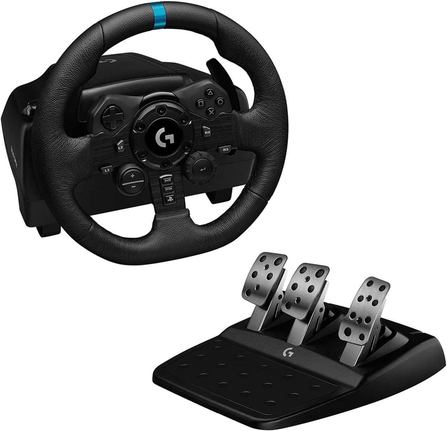 Refurbished Logitech Racing Wheel and Pedals G923 for PS5 or PS4 and PC - Reebelo Nederland