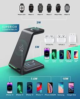 Refurbished Lovis 3in1 Fast Charging Wireless Charging Station  - Reebelo Nederland