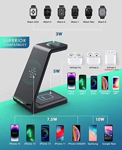 Refurbished Lovis 3in1 Fast Charging Wireless Charging Station  - Reebelo Nederland