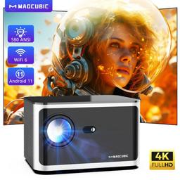 Refurbished Magcubic HY350 Pro 580 ANSI 4K 1080P WiFi 6 Projector - Reebelo Nederland