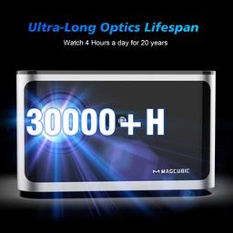 Refurbished Magcubic HY350 Pro 580 ANSI 4K 1080P WiFi 6 Projector - Reebelo Nederland