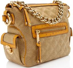 Refurbished Marc Jacobs Coated Canvas Ostrich Stam Hobo - Reebelo Nederland