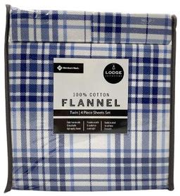 Refurbished Member's Mark 100% Cotton 4pc Flannel Sheets Twin Set - Reebelo Nederland