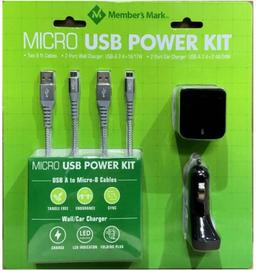 Refurbished Member's Mark Micro USB Power Kit - Reebelo Nederland