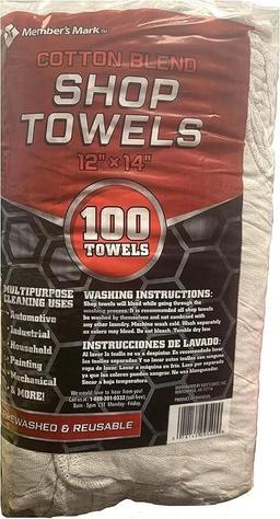 Refurbished Member's Mark Shop Towel 12" x 14" (100pck)  - Reebelo Nederland