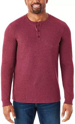 Refurbished Member's Mark Thermal Henley - Reebelo Nederland
