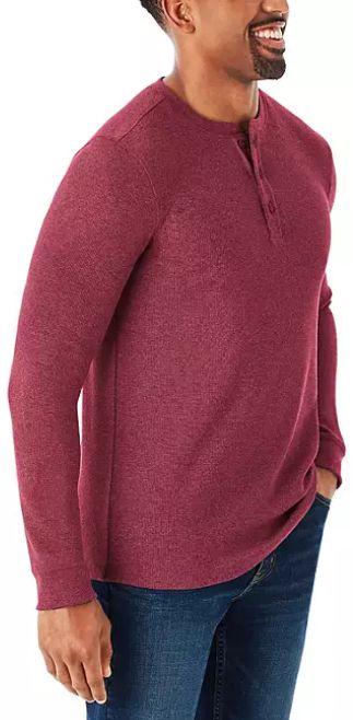 Refurbished Member's Mark Thermal Henley - Reebelo Nederland