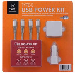 Refurbished Member's Mark Type-C USB Power Kit - Reebelo Nederland