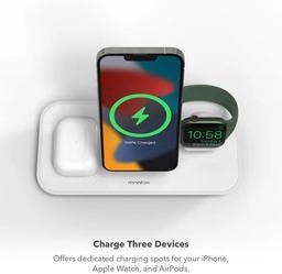 Refurbished Mophie 3-in-1 Stand MagSafe Charger - Reebelo Nederland