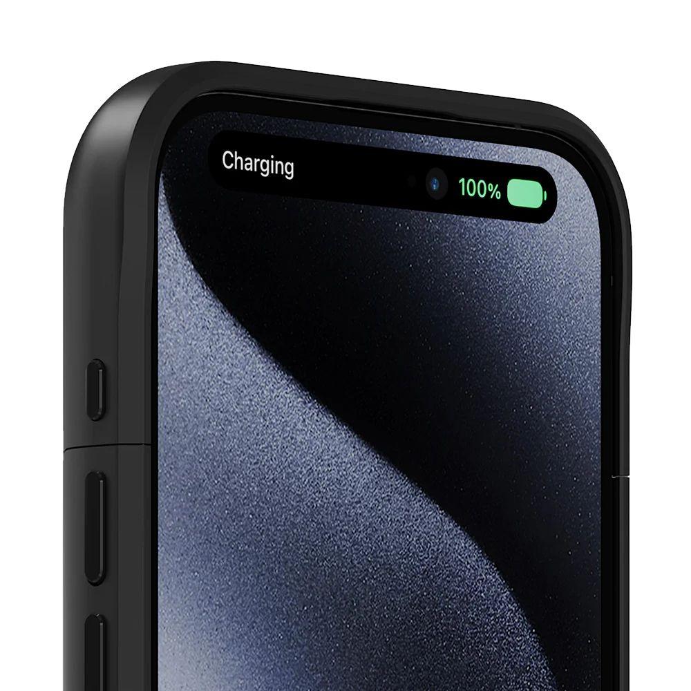 Refurbished Mophie Juice Pack Battery Phone Case for iPhone 15 Pro - Reebelo Nederland