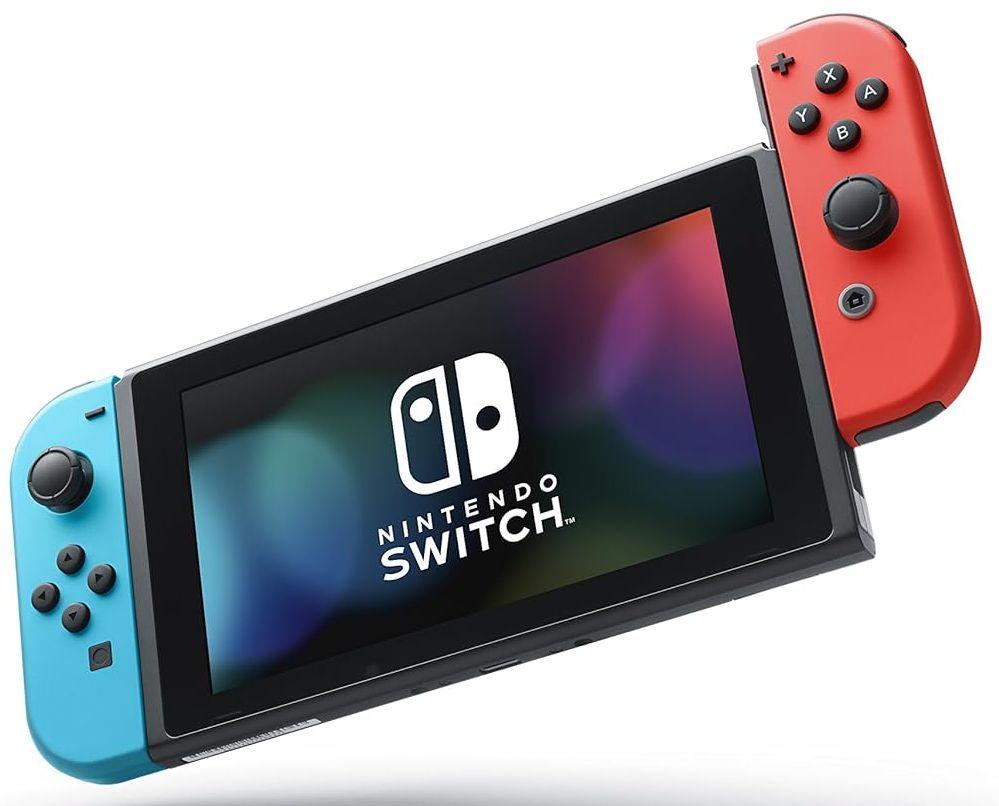 Refurbished Nintendo Switch with Neon Blue and Neon Red Joy‑Con - Reebelo Nederland
