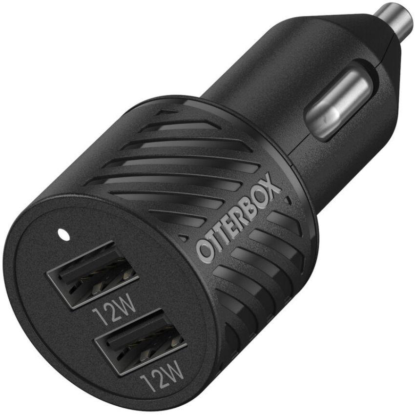 Refurbished OtterBox USB-A Dual Port Car Charger (24W) - Reebelo Nederland