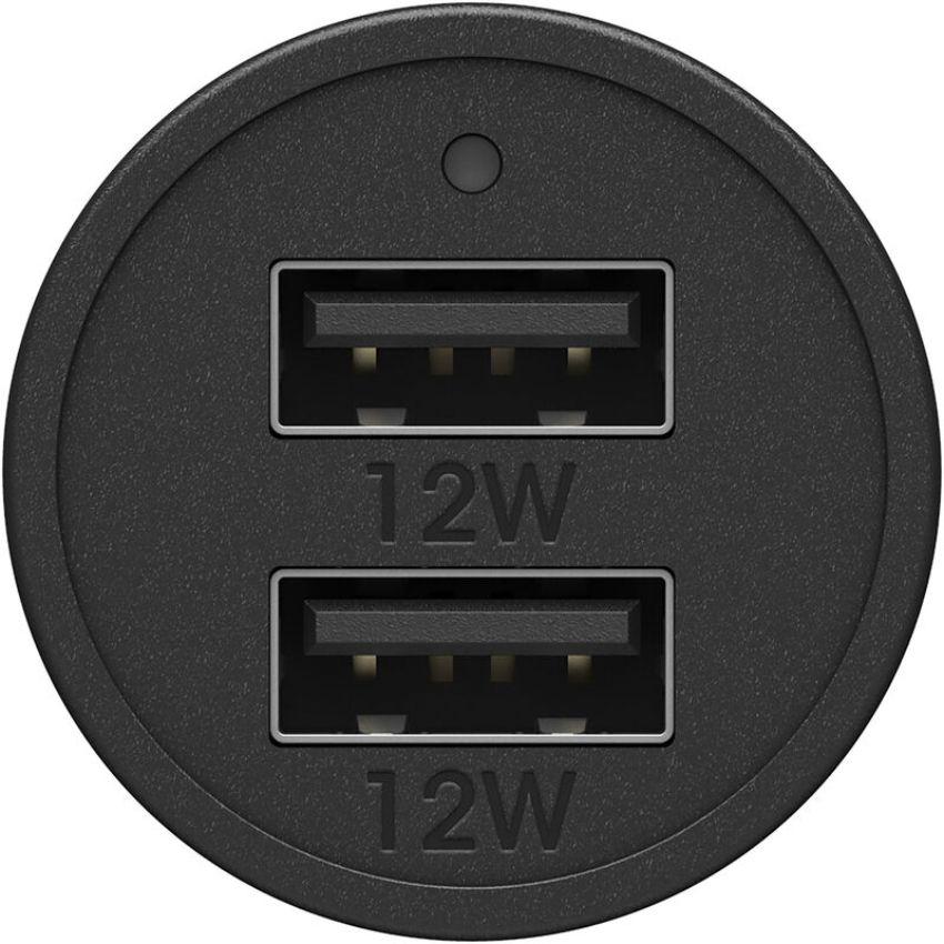 Refurbished OtterBox USB-A Dual Port Car Charger (24W) - Reebelo Nederland