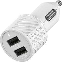 Refurbished OtterBox USB-A Dual Port Car Charger (24W) - Reebelo Nederland