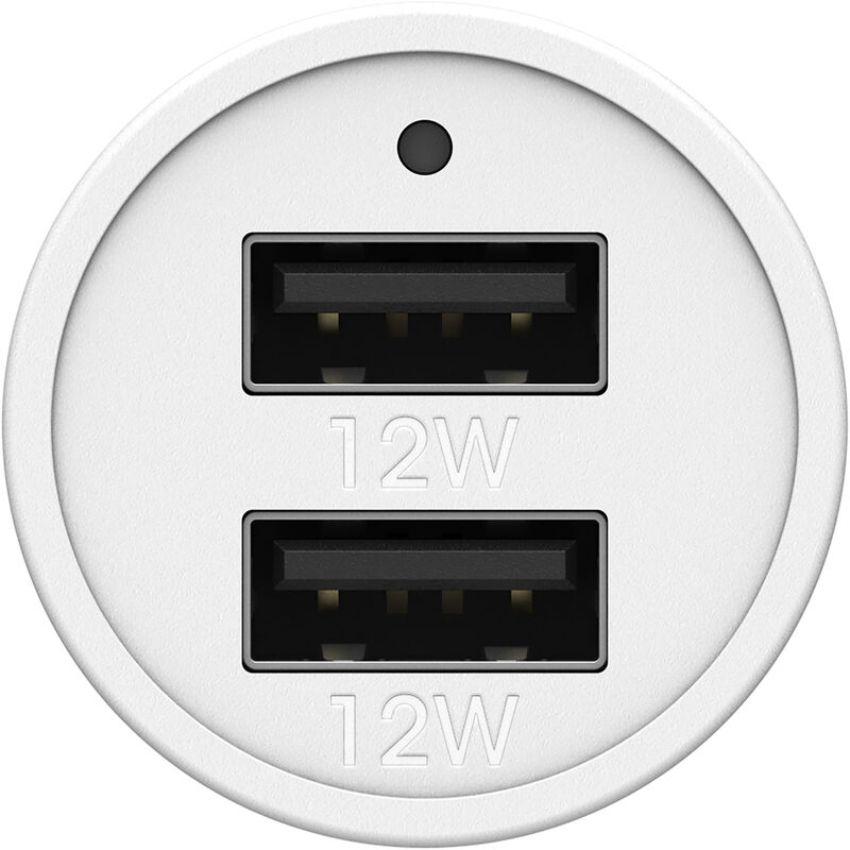 Refurbished OtterBox USB-A Dual Port Car Charger (24W) - Reebelo Nederland