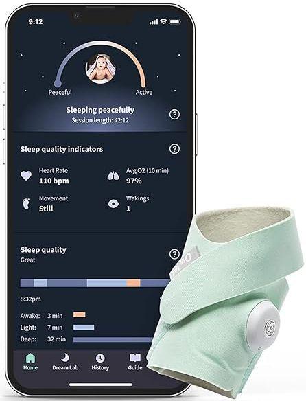 Refurbished Owlet Dream Sock Smart Baby Monitor - Reebelo Nederland