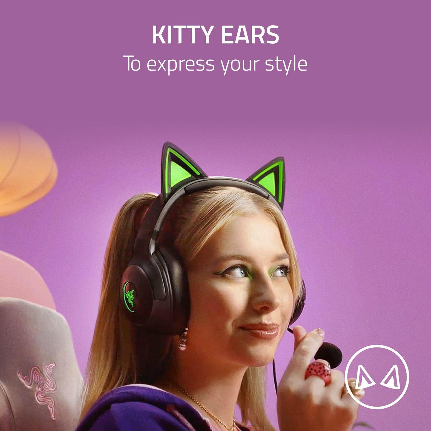Refurbished Razer Kraken Kitty Edition V2 Wired Gaming Headset - Reebelo Nederland