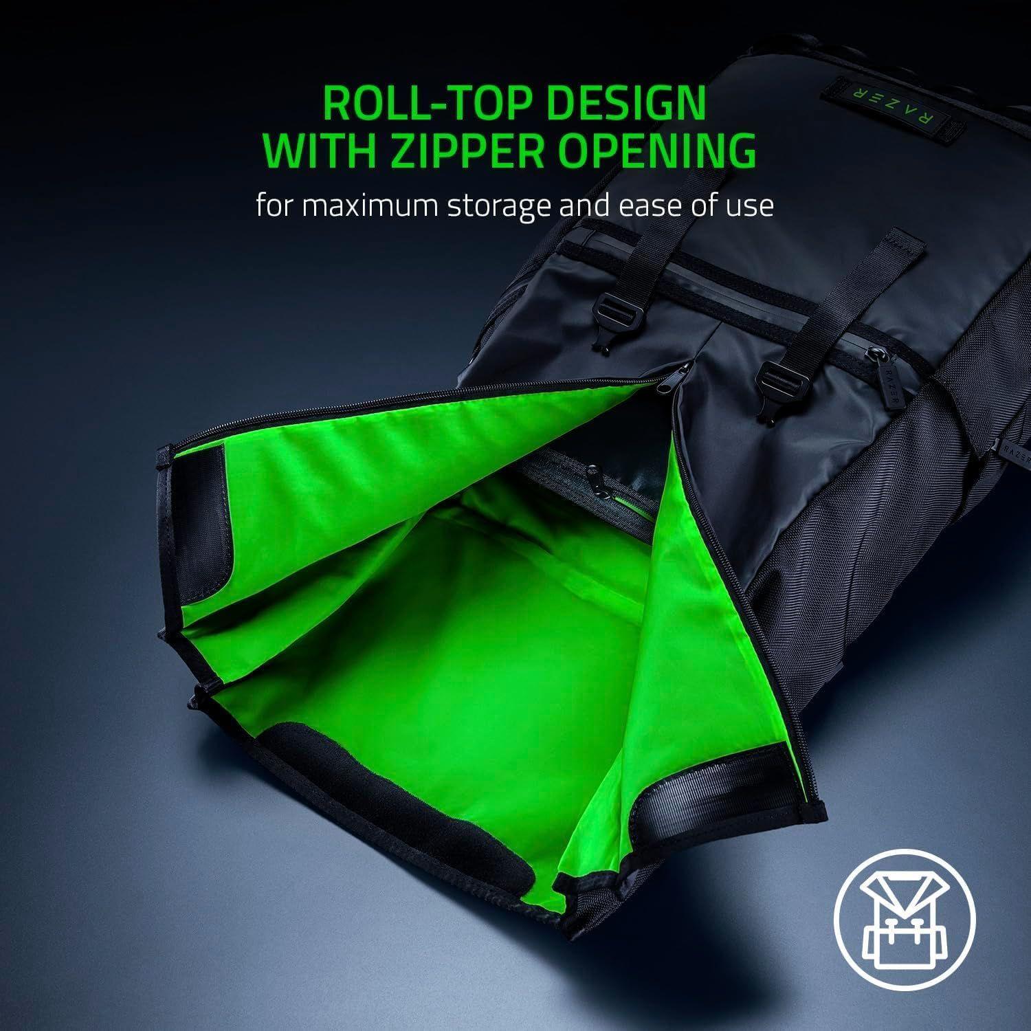 Refurbished Razer Recon 15-inch Rolltop Backpack - Reebelo Nederland