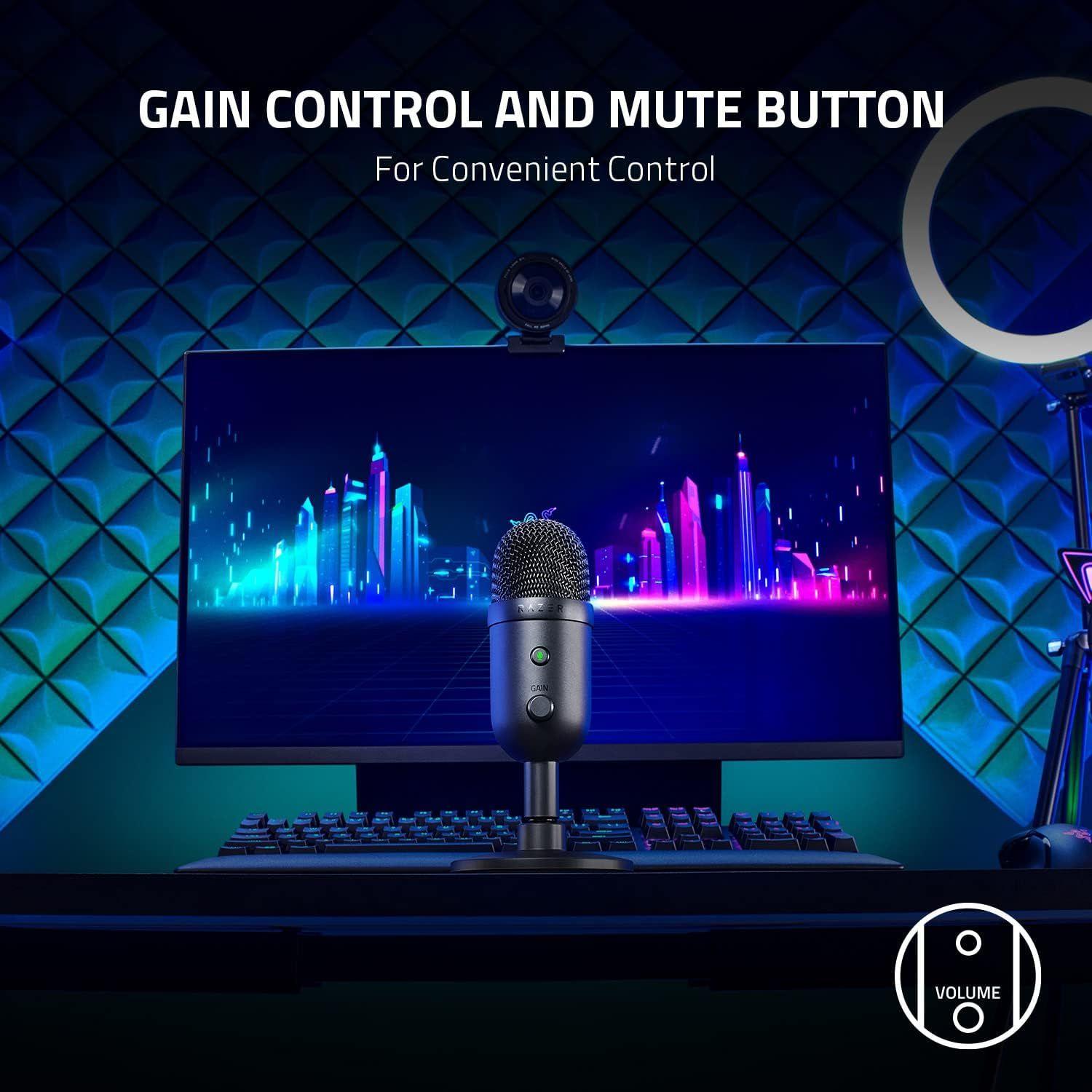 Refurbished Razer Seiren V2 X USB Condenser Microphone for Streamers - Reebelo Nederland