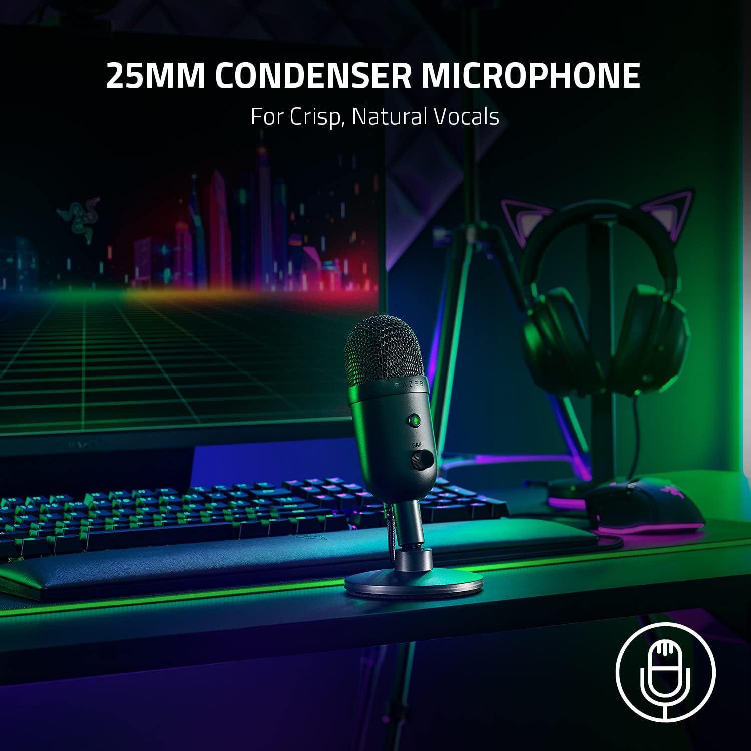 Refurbished Razer Seiren V2 X USB Condenser Microphone for Streamers - Reebelo Nederland