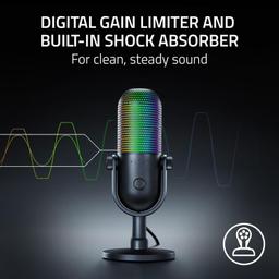 Refurbished Razer Seiren V3 Chroma Condenser USB Microphone   - Reebelo Nederland