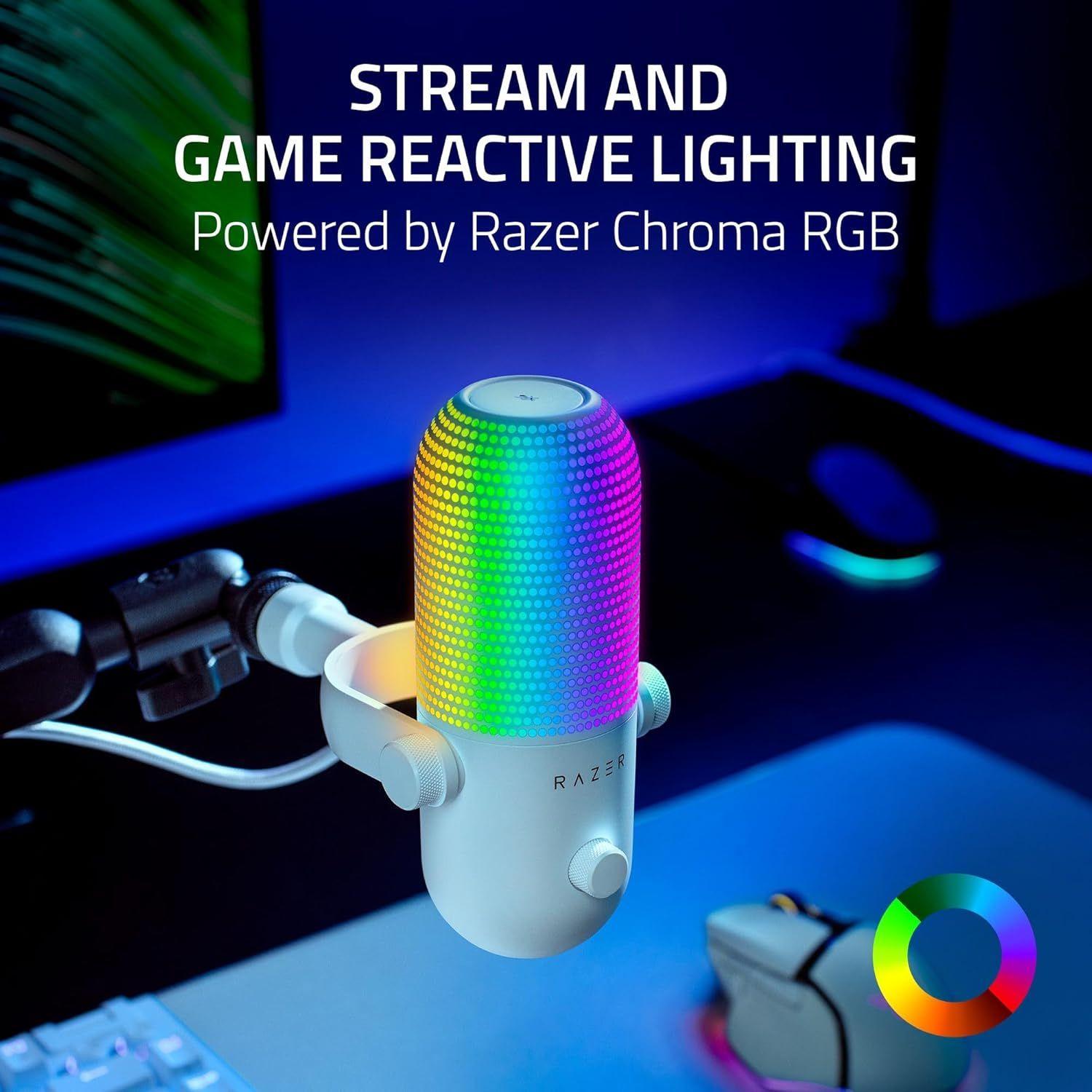 Refurbished Razer Seiren V3 Chroma Condenser USB Microphone   - Reebelo Nederland