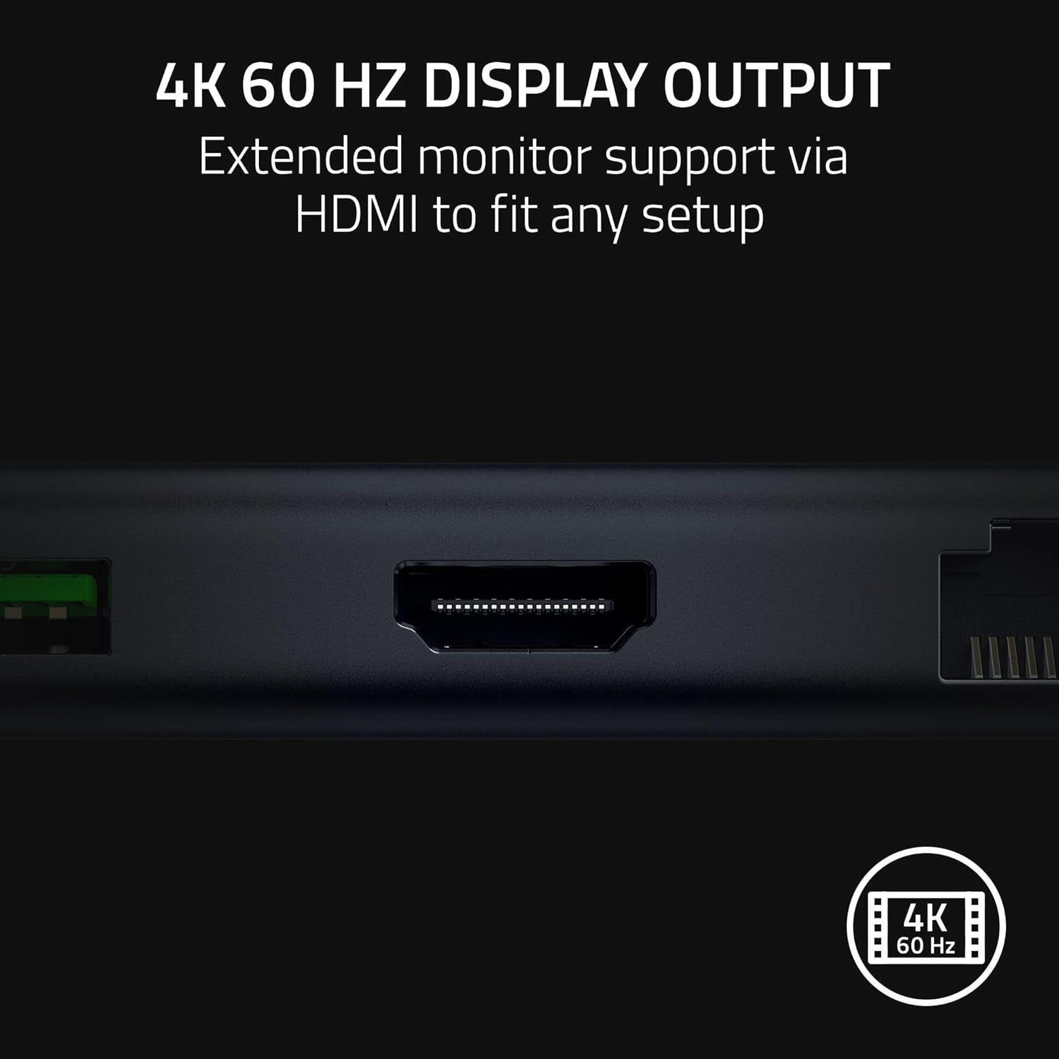 Refurbished Razer USB-C Dock 11 Port Docking Station for Laptops - Reebelo Nederland