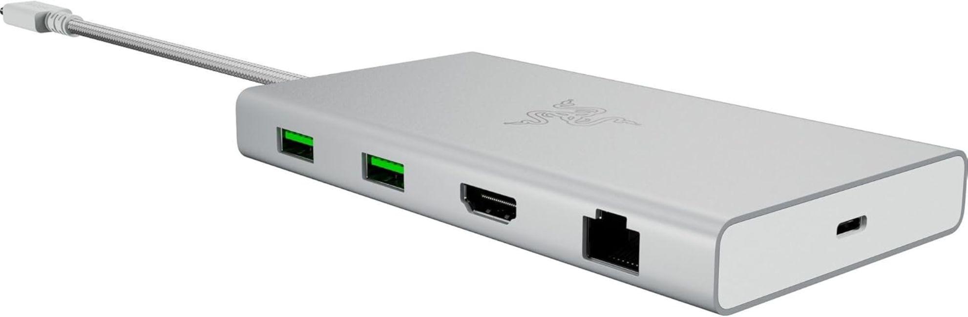 Refurbished Razer USB-C Dock 11 Port Docking Station for Laptops - Reebelo Nederland