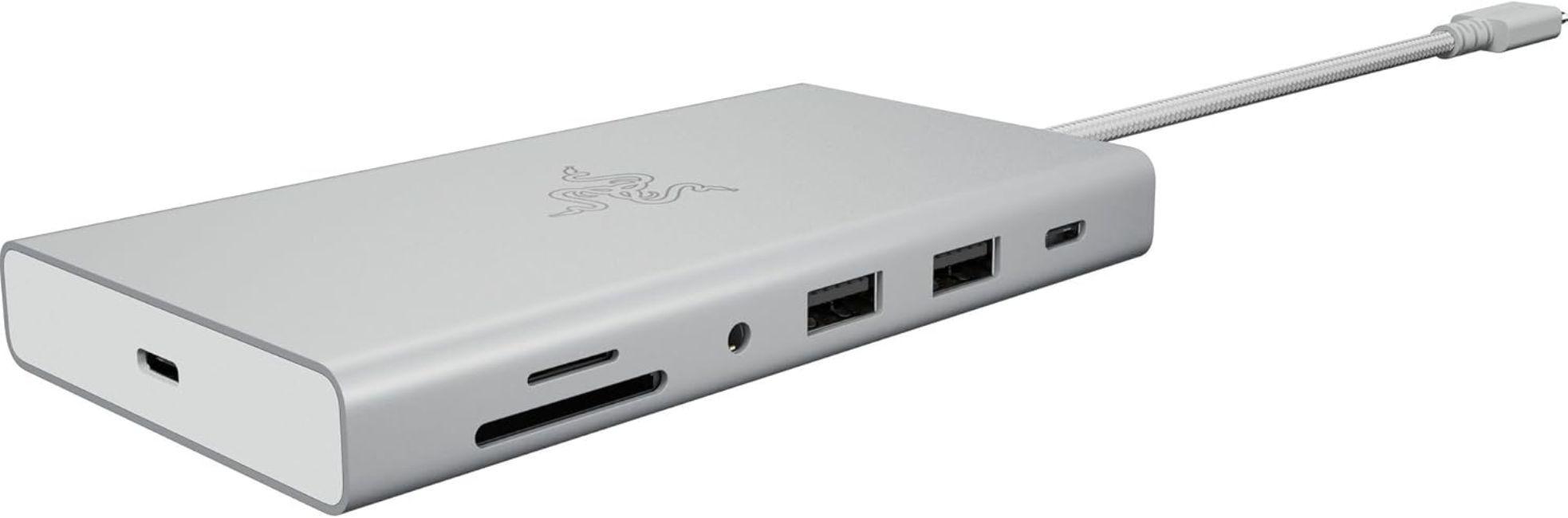 Refurbished Razer USB-C Dock 11 Port Docking Station for Laptops - Reebelo Nederland