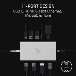 Refurbished Razer USB-C Dock 11 Port Docking Station for Laptops - Reebelo Nederland