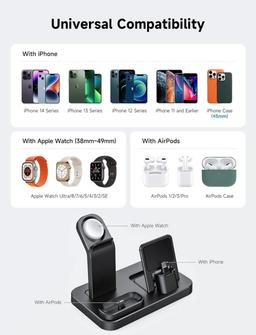 Refurbished RJR Updated 3 in 1 Charging Station for Apple Devices - Reebelo Nederland